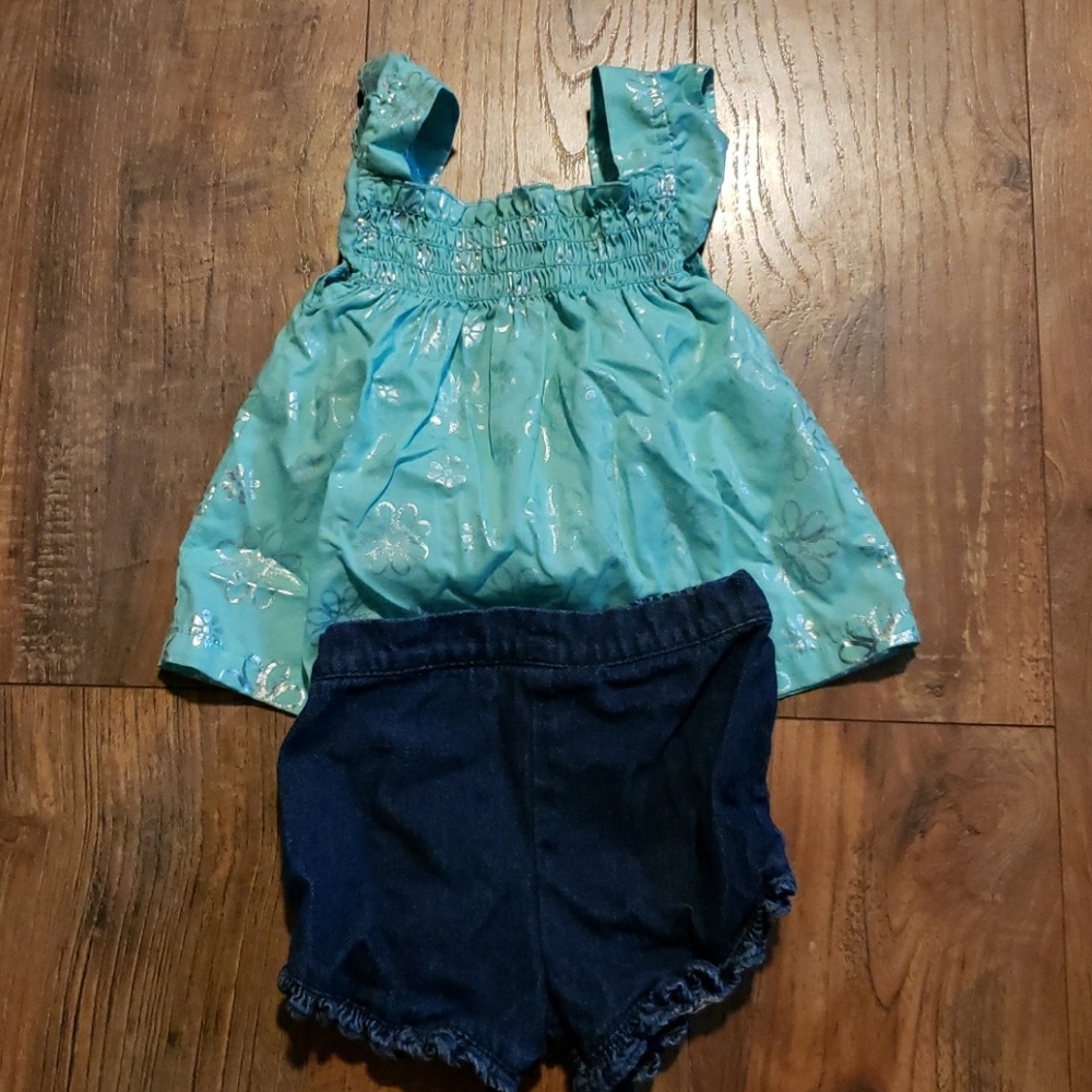 Park Bench Kids tank top and shorts set.